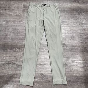 Saks On Fifth Avenue Mens 30 Beige Nylon Slim Straight Leg‎ Khaki Pants